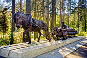 Punkaharju, Savonlinna. Lusto - Museo della foresta finlandese, monumento all'antico sistema di trasporto del legname.